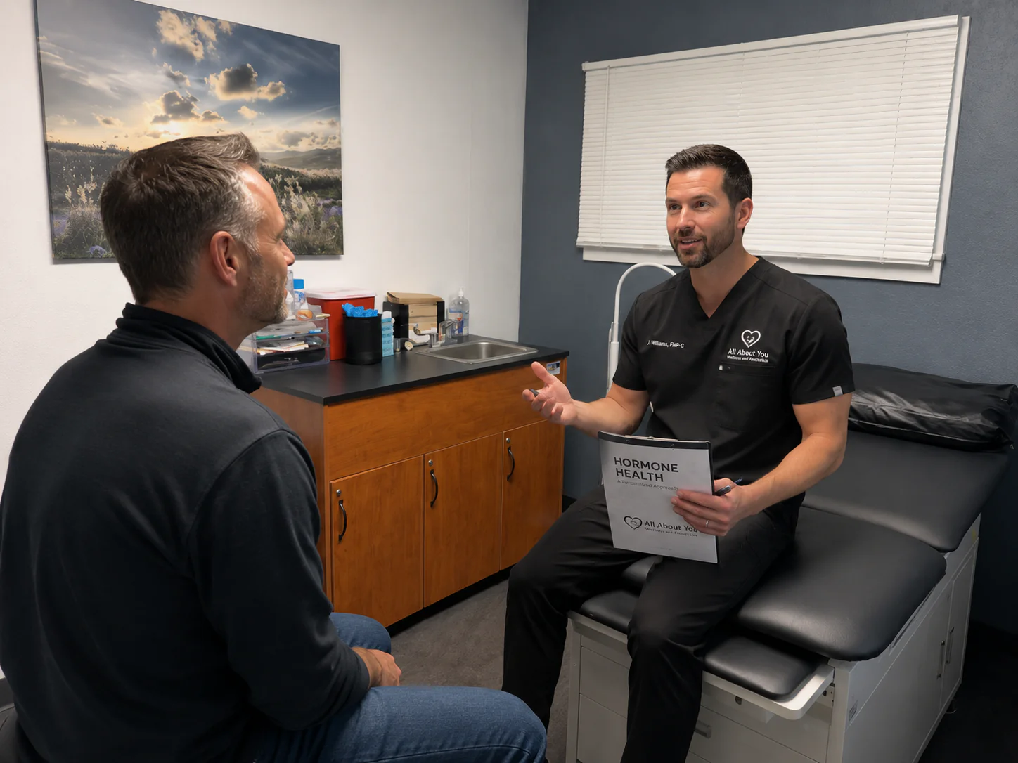 Hormone replacement consultation